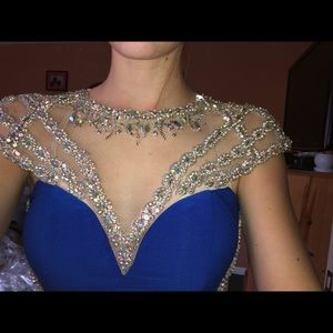 ROYAL BLUE PROM/ FORMAL DRESS